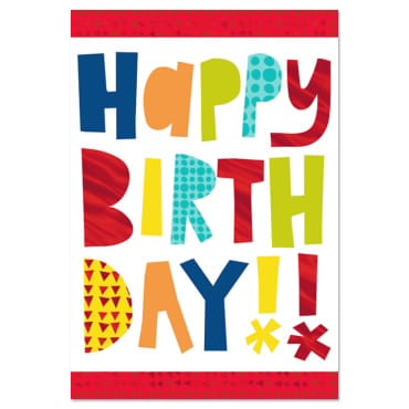 Birthday K2 spice spray on paper/ birthday card